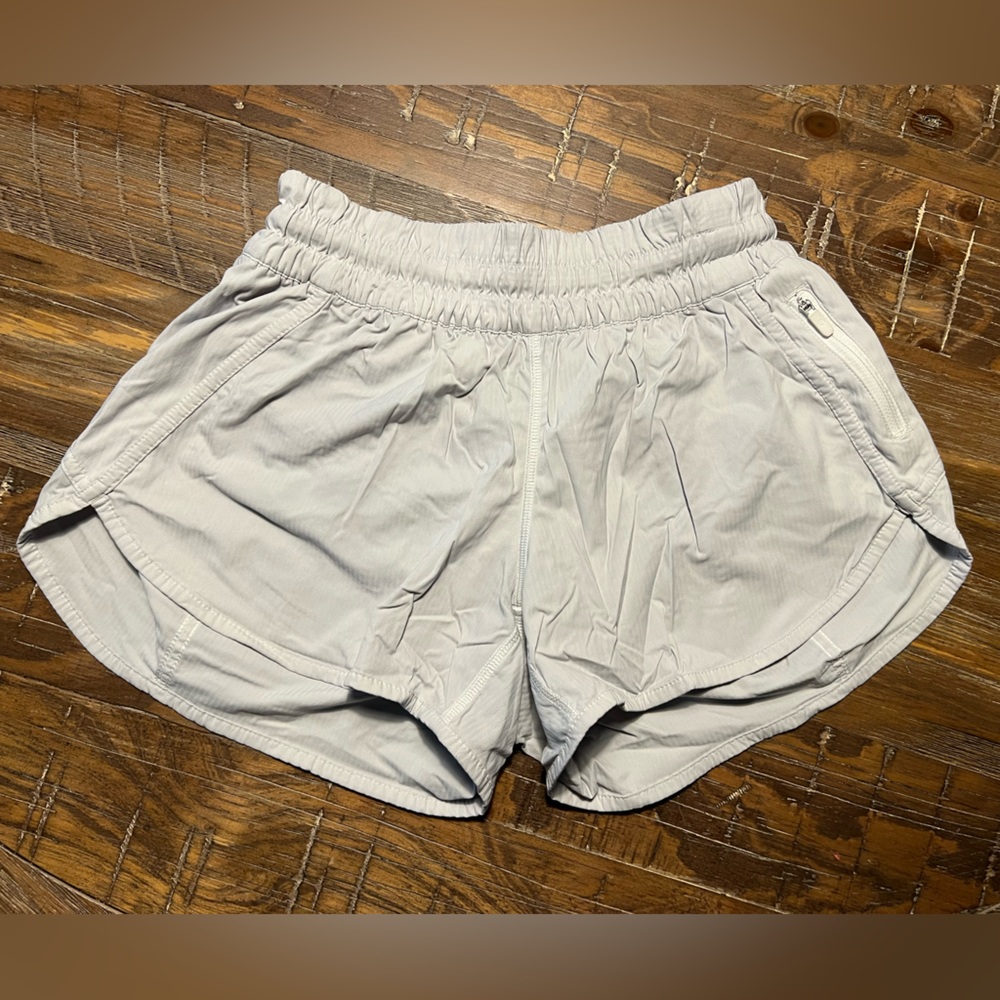 Lululemon track that short. White. Size 8.